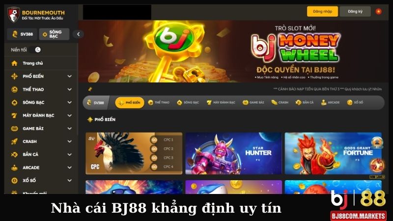 BJ88 khẳng định đẳng cấp chuyên nghiệp hàng đầu hiện nay